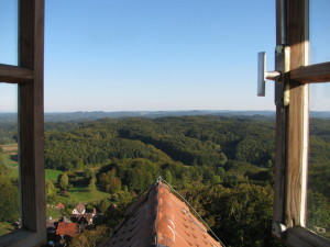 Blick von der Burg Hohenstein